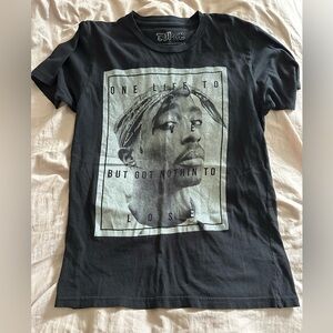 Tupac Black Graphic Tee